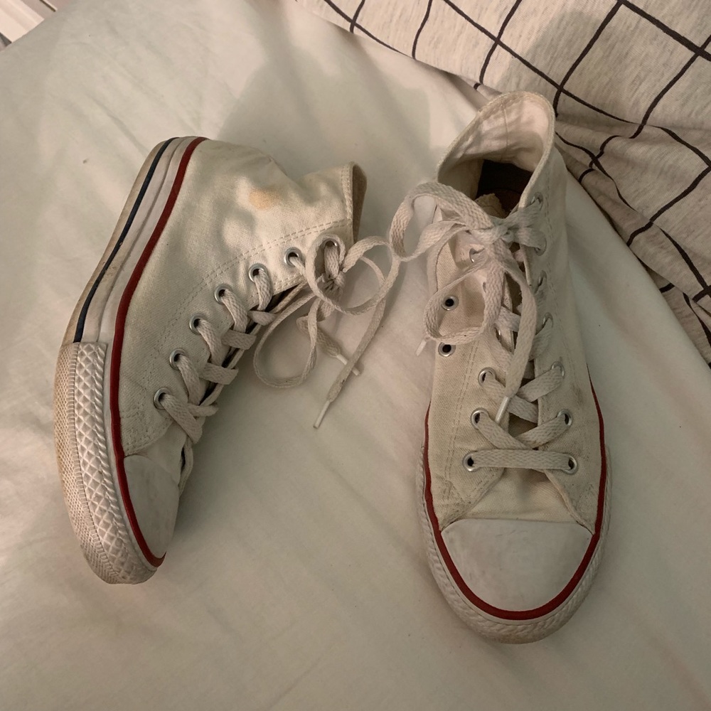 High Top White Converse